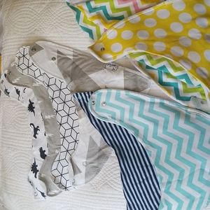 Baby drool bibs bundle